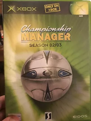 Championship Manager: Season 02/03 - Original Xbox - Complete With Manual • £12.99