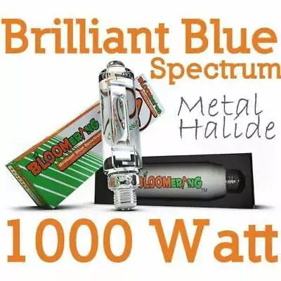 BLOOMERANG 1000W Metal Halide MH Grow Light Bulb High PAR 6000K Lamp - Brand New • $24.50
