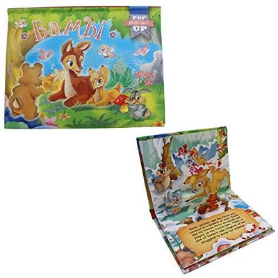 £4.44 • Buy Fairy Tale Pop Up Story Book - Padded Glittery Cover - Bambi By Brown Watson The