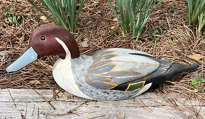 Wooden Duck Decoy Creations By Cranford REPAINTED  Pintail 17  Marked On Bottom • $65