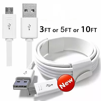 Micro USB Data Sync Charger Cable For Samsung Galaxy Note 5 4 S6 S7 LG HTC • $8.99