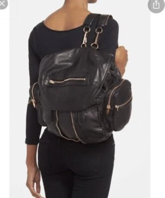 $280 • Buy ALEXANDER WANG Mini Marti Backpack Worn Multiple Ways RoseGold, G8 Bag $2,000new