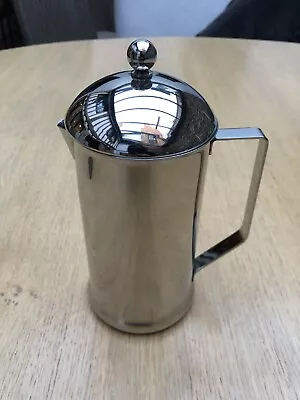 KitchenCraft Le’Xpress 8 Cup Cafetière. Polished Stainless Steel. Classic • £11