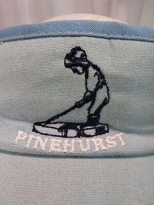 Pinehurst NC Sun Visor Rare Vintage 1980s Hexace Noswett USA Golf Tennis  • $34.77