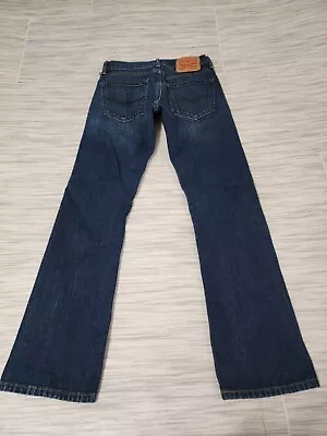 Levi's 527 Slim Boot Cut Denim Blue Jeans Mens Size 28 X 30 - M1386 • $17.99