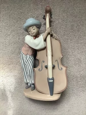 Lladro Jazz Band Double Bass Player • £175