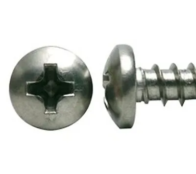 Pan Head Phillips Sheet Metal Screws Stainless Steel #10 X 1/2  Qty-100 • $10.75