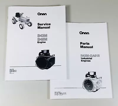 Massey Ferguson 1655 Garden Tractor Onan B43M 16Hp Engine Service Parts Manual • $24.97