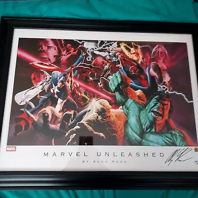 Alex Ross Marvel Unleashed Fine Art Lithograh Print Signed # Unframed  • $125