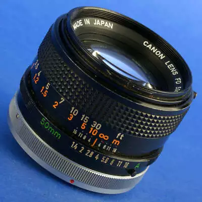 Canon FD 50mm 1.4 Lens Works Wide Open Only • $39.99