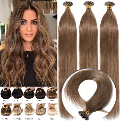 I-Tip Stick 100% Remy Human Hair Extensions Pre Bonded Keratin Fusion Thick 1G/S • $74.14