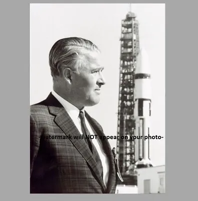 Scientist Wernher Von Braun Saturn 1B Rocket PHOTO Rocket Scientist • $5.68