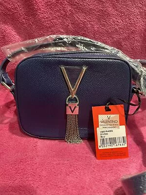 Mario Valentino Divina Blu Camera Bag • $135
