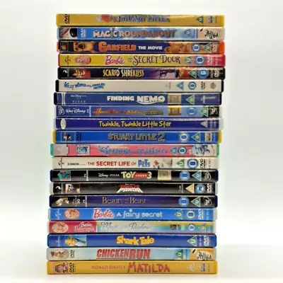 Children's/Family DVD Bundle X20 - Garfield/Barbie/Matilda/Magic Roundabout ETC • £10