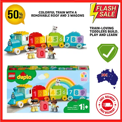 DUPLO Number Train 10954 - Educational Building Toy For Toddlers Learn Numbers • $29.95