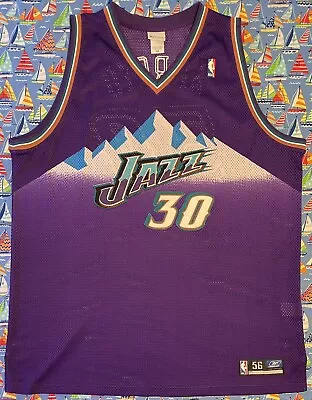 Authentic Vintage Reebok NBA Utah Jazz Carlos Arroyo Basketball Jersey • $299.99