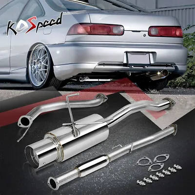 Stainless Steel Catback Cat Back Exhaust System 94-01 Integra Gsr 2d/3dr Dc1 Dc2 • $130.98