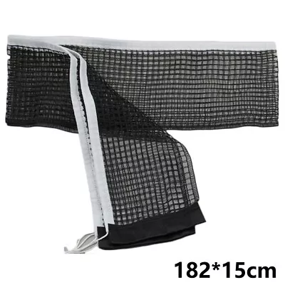 Durable Table Tennis Net Replacement 182x15cm Portable And Lightweight • $19.27