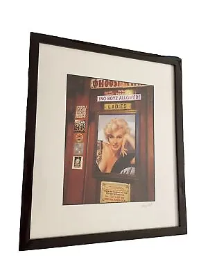 GARRY SEIDEL PHOTOGRAPH SIGNED Marylin Monroe Bad Boys Suck • $200