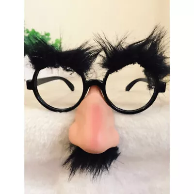 Funny Nose Glasses Portable Mustache Glasses For Holidays Cosplay Party • $9.86