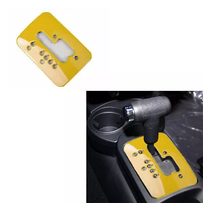 ABS Yellow Interior Car Gear Shift Box Panel Trim Cover For VW Beetle 2007-2012  • $25