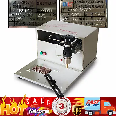 Electric Marking Machine Dot Peen Marking Machine Metal Label Nameplate VIN Code • $469.30