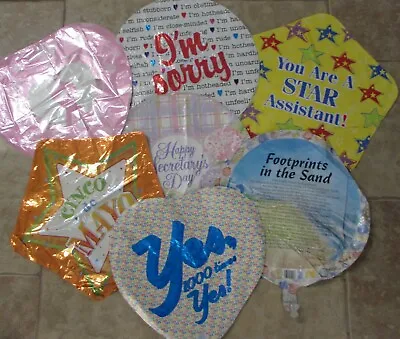200 Various Mylar Foil Balloon Lot Birthday Love Welcome Home Wedding Boss+more • $49.95