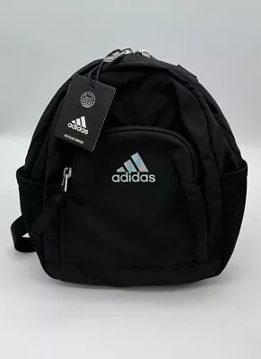 $22 • Buy Adidas Linear 3 Mini Backpack Women’s Black Bag
