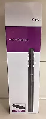 QTX SG350 Long Shotgun Microphone - Boxed - Mint - Free Tracked Delivery • £29