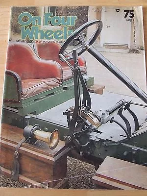 On Four Wheels Magazine #75 Nagant Nash Napier Nardi • £4.99