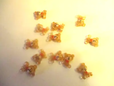 5 Dolls House Miniature Tiny Teddy Bears • £1