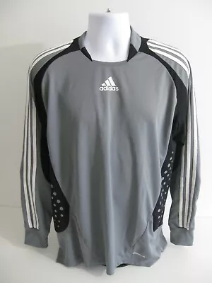 Adidas Formotion Retro 2008 Template Goalkeeper Shirt Grey Mens Size L Padded • £29.99