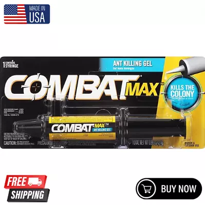 Combat Indoor And Outdoor Ant Killing Gel Maxforce Kill 27 Gram ( 1 Syringe ) • $10.49