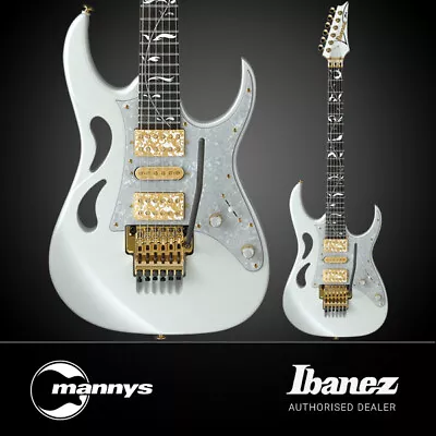 Ibanez PIA3761 SLW Steve Vai Signature Prestige Electric (Stallion White) Inc Ca • $5299