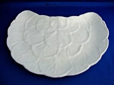 Wedgwood Countryware Bone China Crescent Moon Shape Side Plate Cabbage Leaf • £26.95