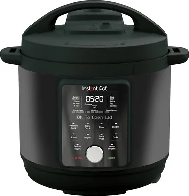 Instant Pot 112-3079-01-UK Duo+ Whisper Multi-Cooker 9-in-1 Smart Cooker Silver • £69.99