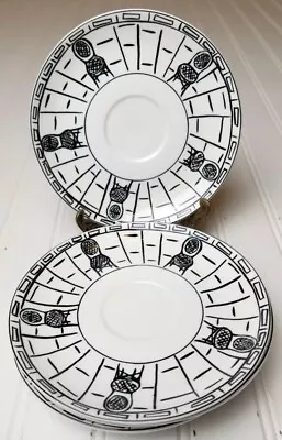 Mikasa Ultima Plus Parisian Scenes Super Strong Fine China Saucer Set Of 6 • $25