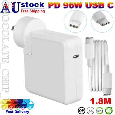 96W USB-C Power AC Adapter Charger Cable For Apple IPad Macbook Pro Air Laptop • $28.99