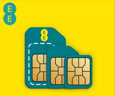 Ee Sim Trio Sim Card X 3 (three Sim Cards) • £1.99