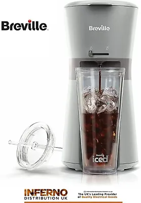 £34.95 • Buy BREVILLE VCF155 Iced Coffee Maker Plus Coffee Cup With Straw Ready In 4 Minutes 