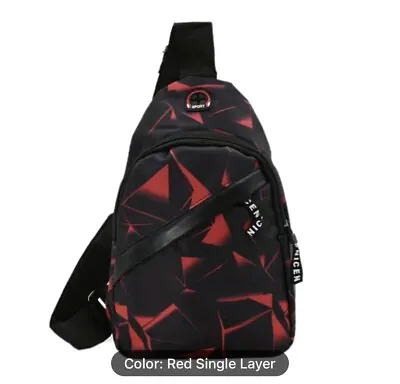 Men Women Sling Bag Chest Fanny Packs Cross Body Travel Sports Shoulder Backpack • $12.99
