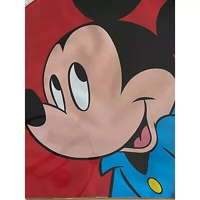 Vintage Disney Mickey Mouse Framed Poster Close Up Face 82157 Large • $45