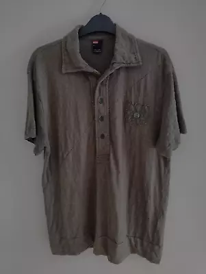 Diesel Mens Short Sleeved Shirt - Brown - Size XL   *Good Condition* • £13.99