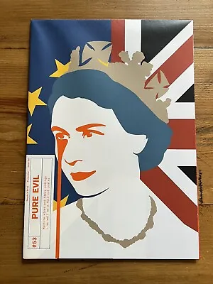 £16 • Buy Pure Evil Queen Elizabeth Posterzine Interview A1 Poster Street Art New Mint Cdn