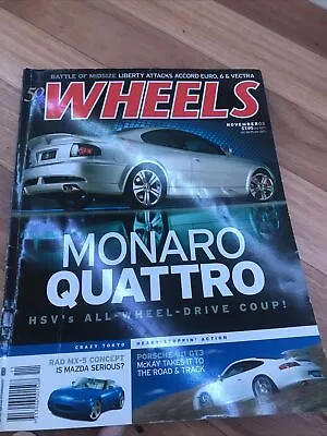 WHEELS Car Magazine NOV 2003 COUPE 4 GT3 MX5 350Z RTV LS430 C3 Z4 6 LIBERTY BOXS • $5.99