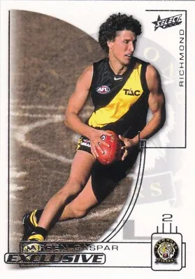 $2.15 • Buy AFL 2002 Select Richmond Tigers - Darren Gaspar Card No.47