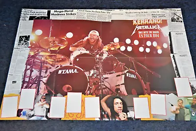 METALLICA Band 1994 Tour  Huge 32  X 22  Original Glossy ART Poster • £4.99