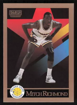 1990-91 SkyBox #100 Mitch Richmond Golden State Warriors • $2.99