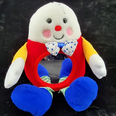 Dakin Humpty Dumpty Plush Rattle Chime Toy Mirror Vintage 1992 Egg Stuffed • $16.68