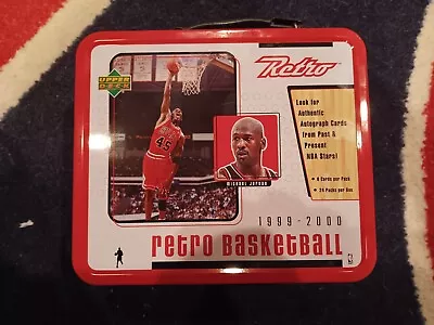 Michael Jordan 1999-2000 UD Retro Basketball Lunch Box Near Mint  Upperdeck Rare • $29.99